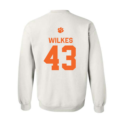 Clemson - NCAA Football : Billy Wilkes - Classic Shersey Crewneck Sweatshirt-1