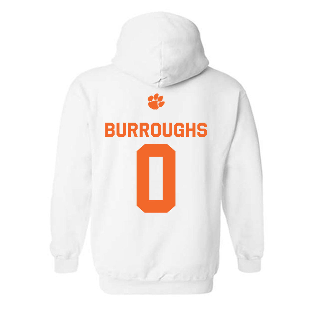 Clemson - NCAA Football : Naeem Burroughs - Classic Shersey Hooded Sweatshirt-1