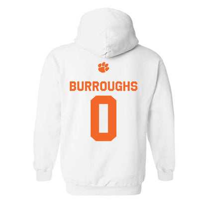 Clemson - NCAA Football : Naeem Burroughs - Classic Shersey Hooded Sweatshirt-1