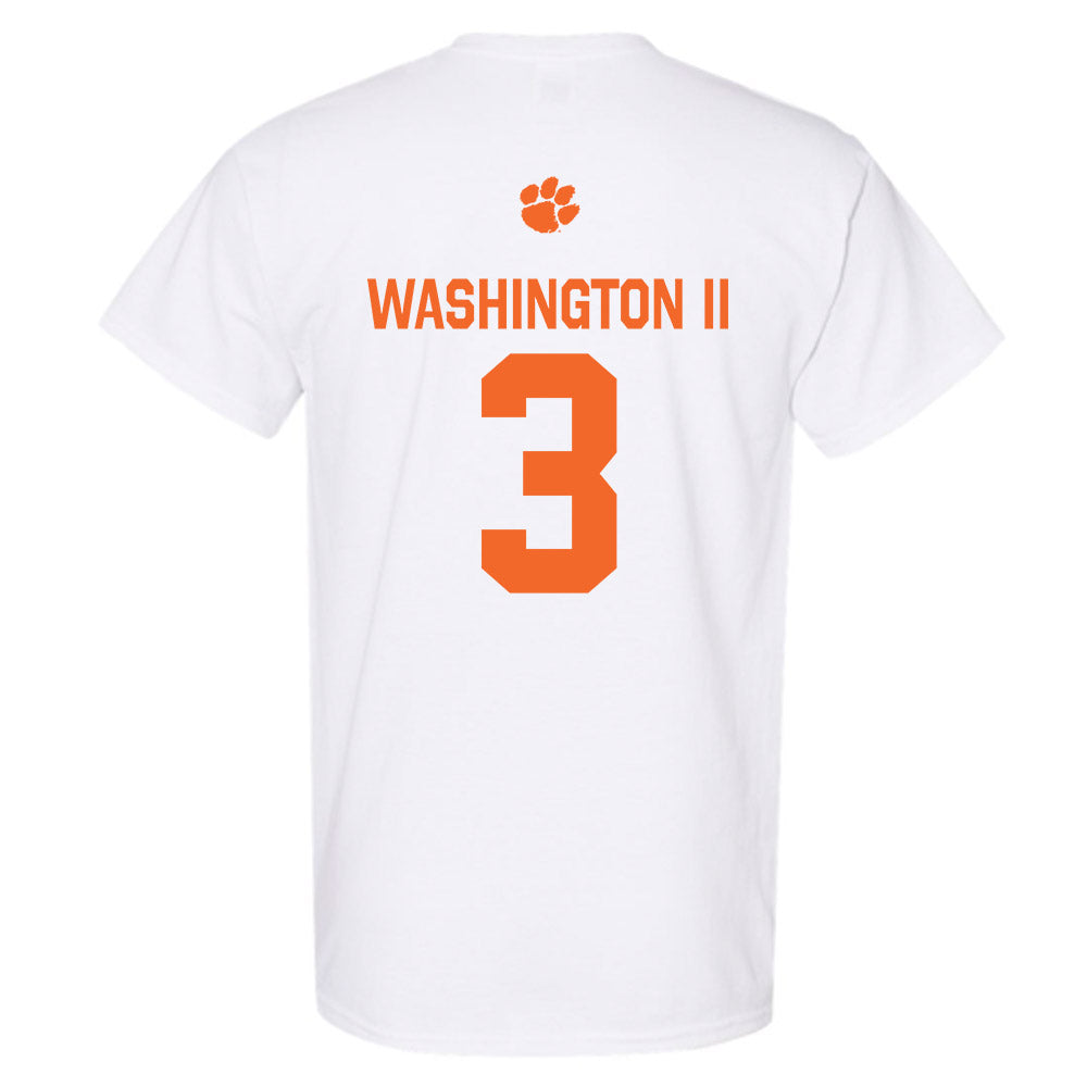Clemson - NCAA Football : Elliot Washington II - Classic Shersey T-Shirt-1