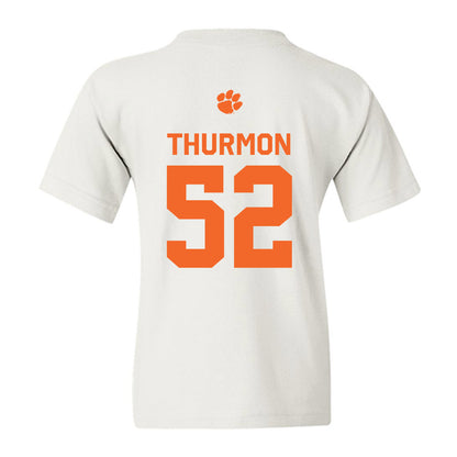 Clemson - NCAA Football : Elyjah Thurmon - Classic Shersey Youth T-Shirt-1