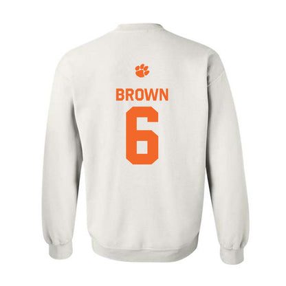 Clemson - NCAA Football : Tyler Brown - Classic Shersey Crewneck Sweatshirt-1