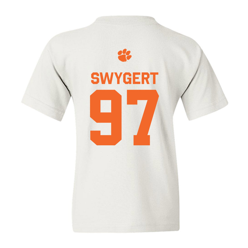 Clemson - NCAA Football : Patrick Swygert - Classic Shersey Youth T-Shirt-1