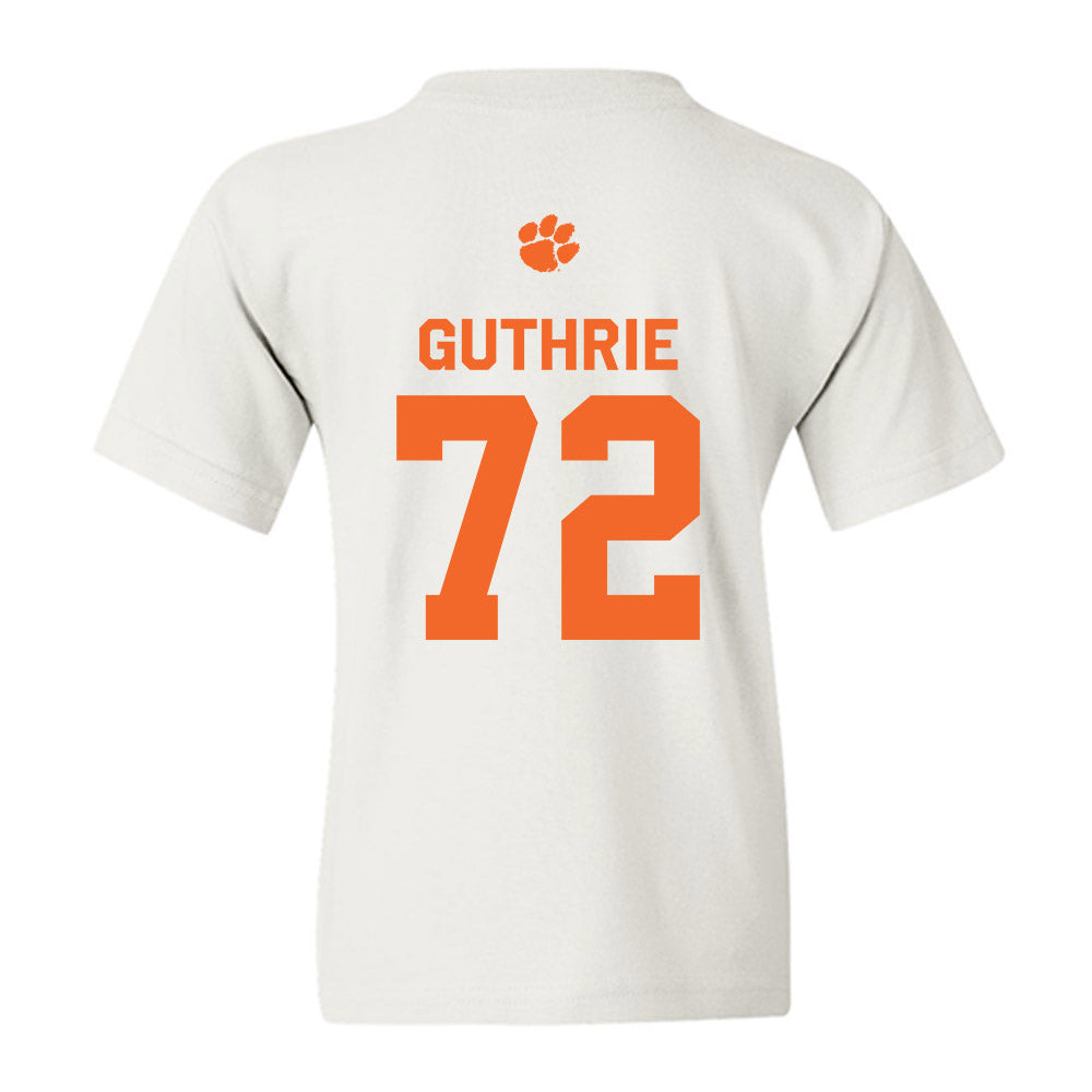 Clemson - NCAA Football : Adam Guthrie - Classic Shersey Youth T-Shirt-1