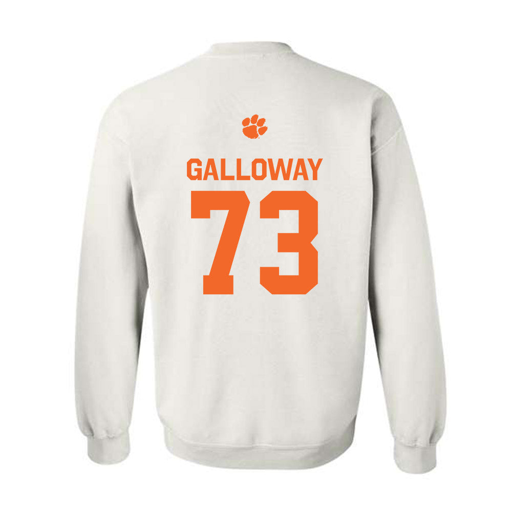 Clemson - NCAA Football : Hayes Galloway - Classic Shersey Crewneck Sweatshirt-1
