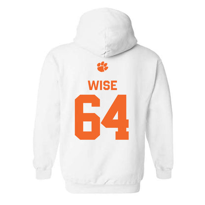 Clemson - NCAA Football : Grant Wise - Classic Shersey Hooded Sweatshirt-1