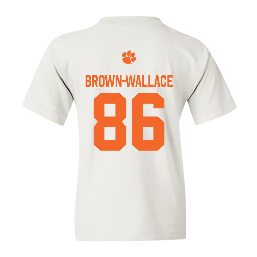 Clemson - NCAA Football : Jaylen Brown-Wallace - Classic Shersey Youth T-Shirt-1