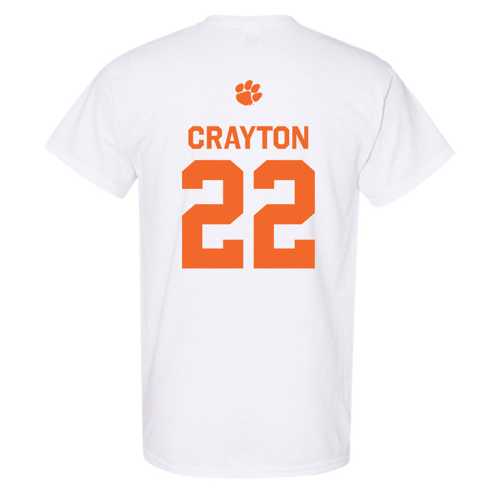 Clemson - NCAA Football : Dee Crayton - Classic Shersey T-Shirt-1