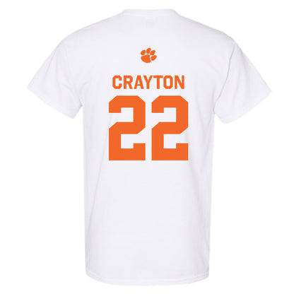 Clemson - NCAA Football : Dee Crayton - Classic Shersey T-Shirt-1