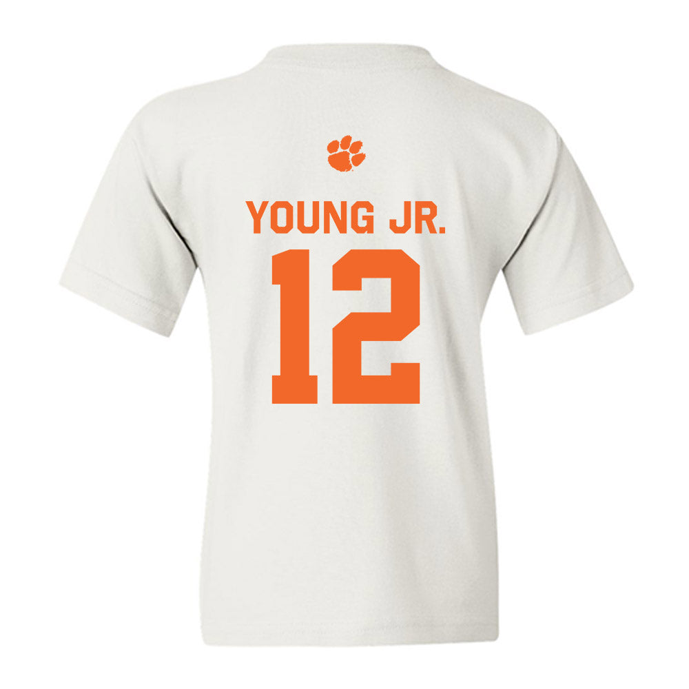 Clemson - NCAA Football : Shavar Young Jr. - Classic Shersey Youth T-Shirt-1