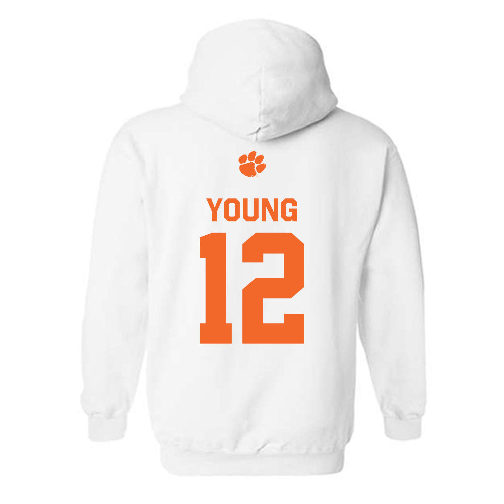 Clemson - NCAA Football : Shavar Young - Classic Shersey Hooded Sweatshirt-1