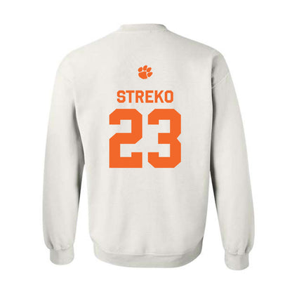 Clemson - NCAA Football : Peyton Streko - Classic Shersey Crewneck Sweatshirt-1