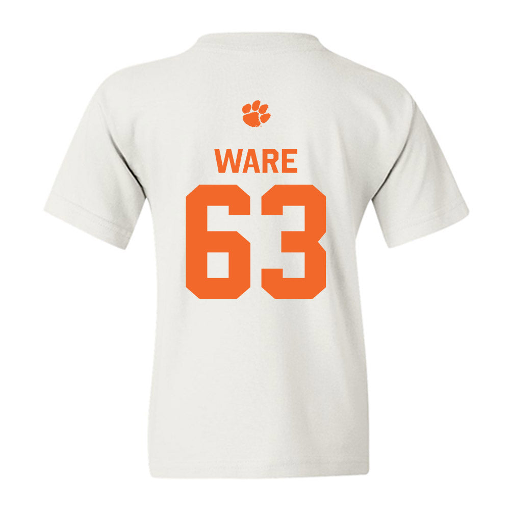 Clemson - NCAA Football : Easton Ware - Classic Shersey Youth T-Shirt-1
