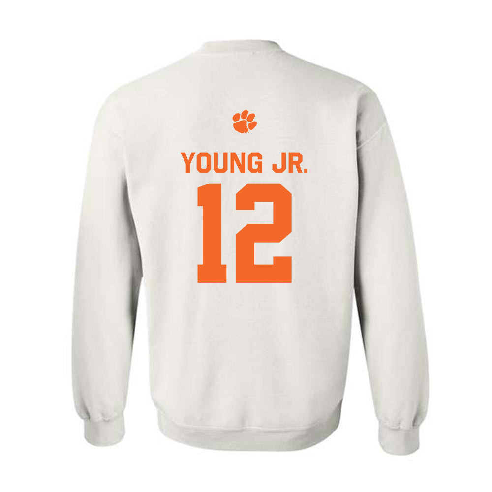 Clemson - NCAA Football : Shavar Young Jr. - Classic Shersey Crewneck Sweatshirt-1