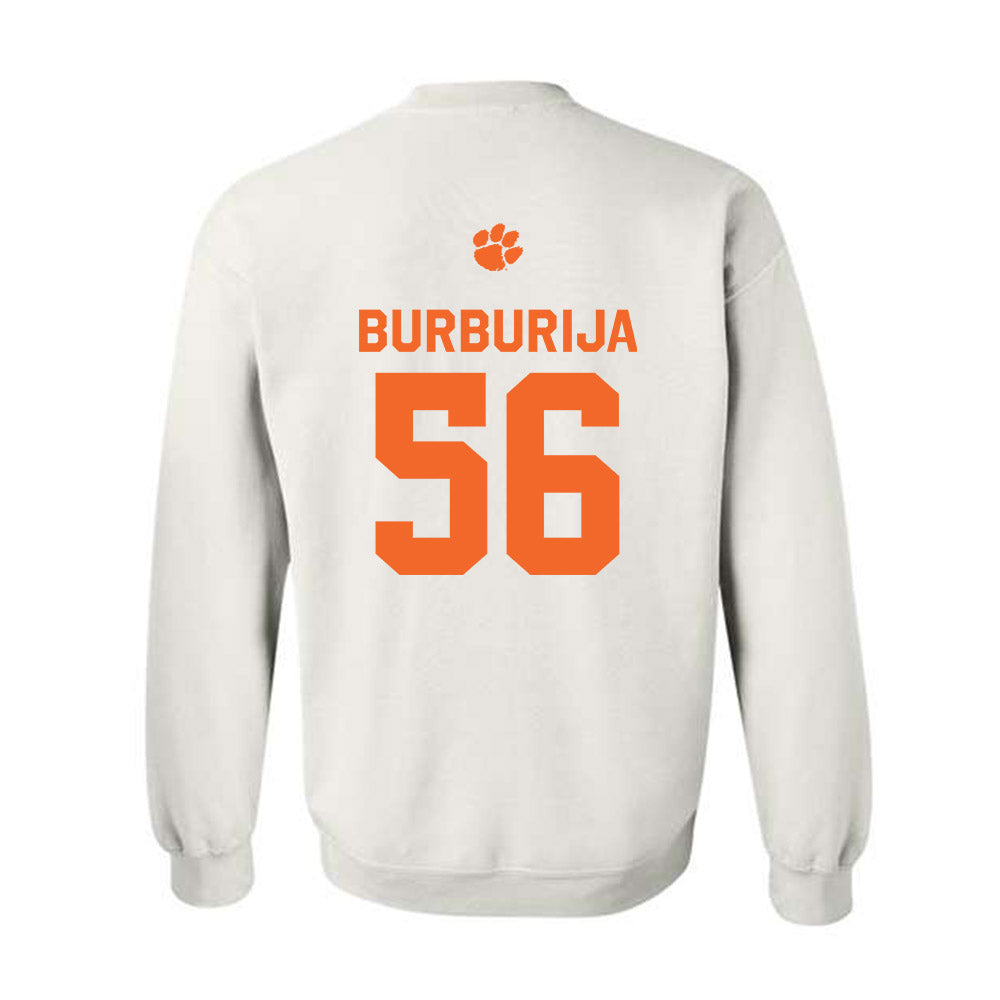 Clemson - NCAA Football : Andy Burburija - Classic Shersey Crewneck Sweatshirt-1