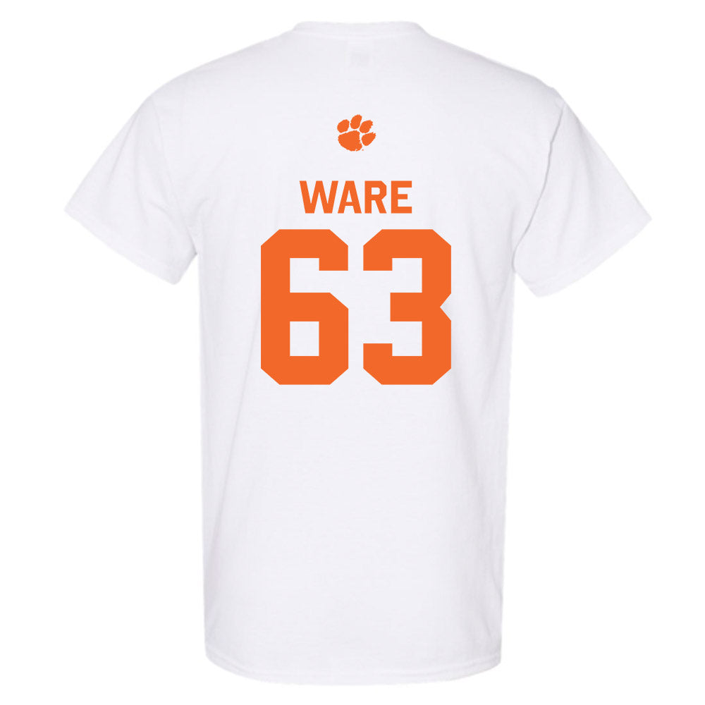 Clemson - NCAA Football : Easton Ware - Classic Shersey T-Shirt-1
