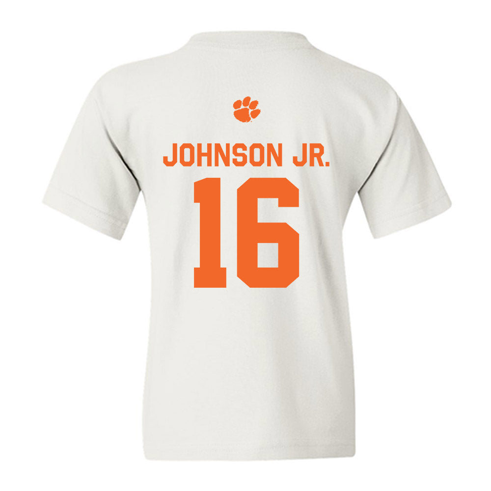 Clemson - NCAA Football : Chris Johnson Jr. - Classic Shersey Youth T-Shirt-1