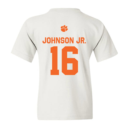Clemson - NCAA Football : Chris Johnson Jr. - Classic Shersey Youth T-Shirt-1