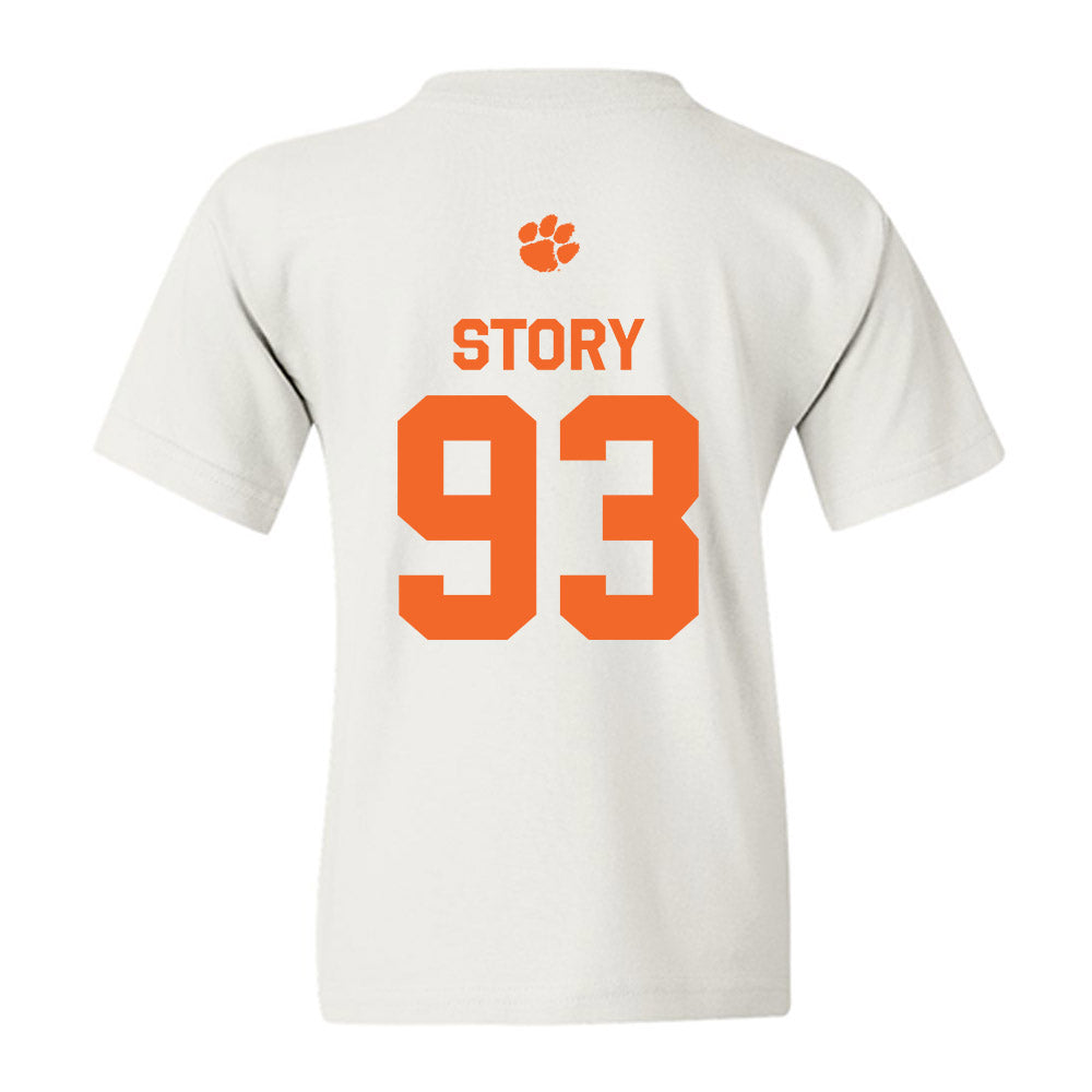 Clemson - NCAA Football : Caden Story - Classic Shersey Youth T-Shirt-1