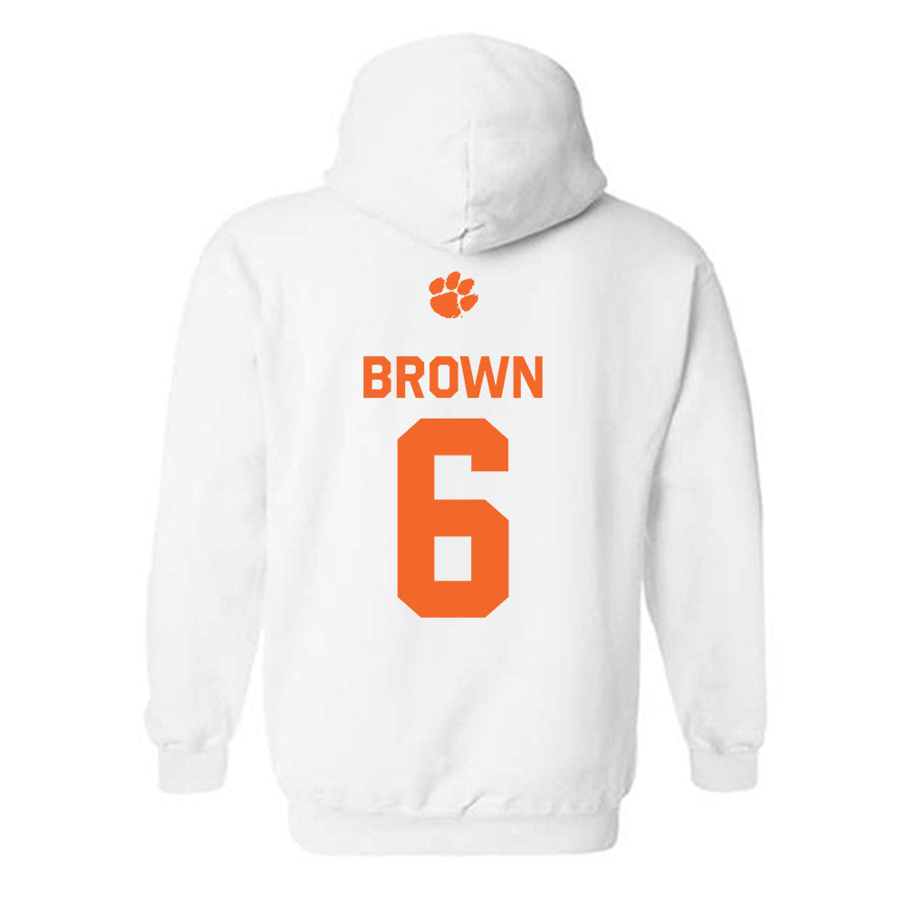 Clemson - NCAA Football : Tyler Brown - Classic Shersey Hooded Sweatshirt-1