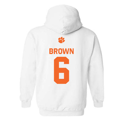 Clemson - NCAA Football : Tyler Brown - Classic Shersey Hooded Sweatshirt-1