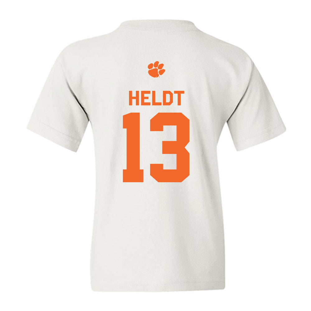 Clemson - NCAA Football : Will Heldt - Classic Shersey Youth T-Shirt-1