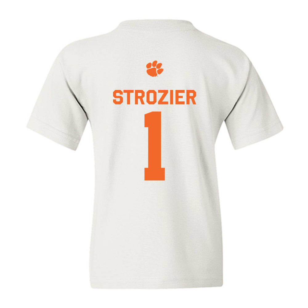 Clemson - NCAA Football : Branden Strozier - Classic Shersey Youth T-Shirt-1