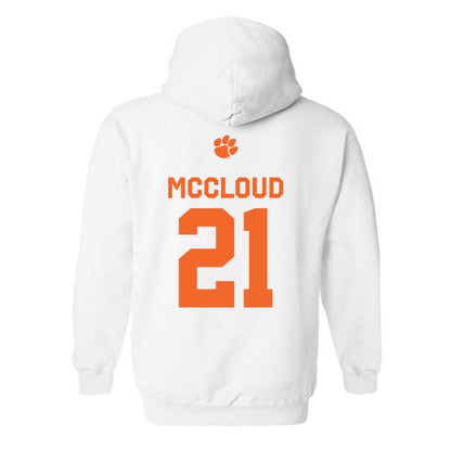 Clemson - NCAA Football : Kobe McCloud - Classic Shersey Hooded Sweatshirt-1