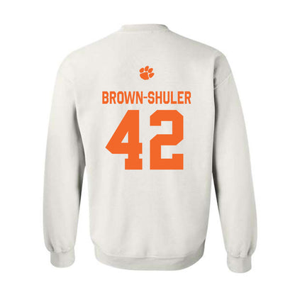 Clemson - NCAA Football : Hevin Brown-Shuler - Classic Shersey Crewneck Sweatshirt-1
