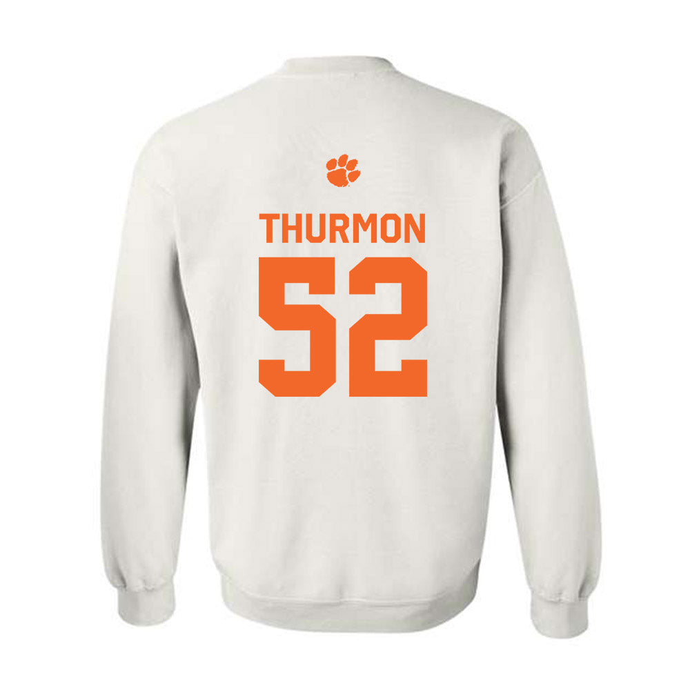 Clemson - NCAA Football : Elyjah Thurmon - Classic Shersey Crewneck Sweatshirt-1