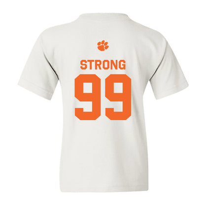 Clemson - NCAA Football : Markus Strong - Classic Shersey Youth T-Shirt-1