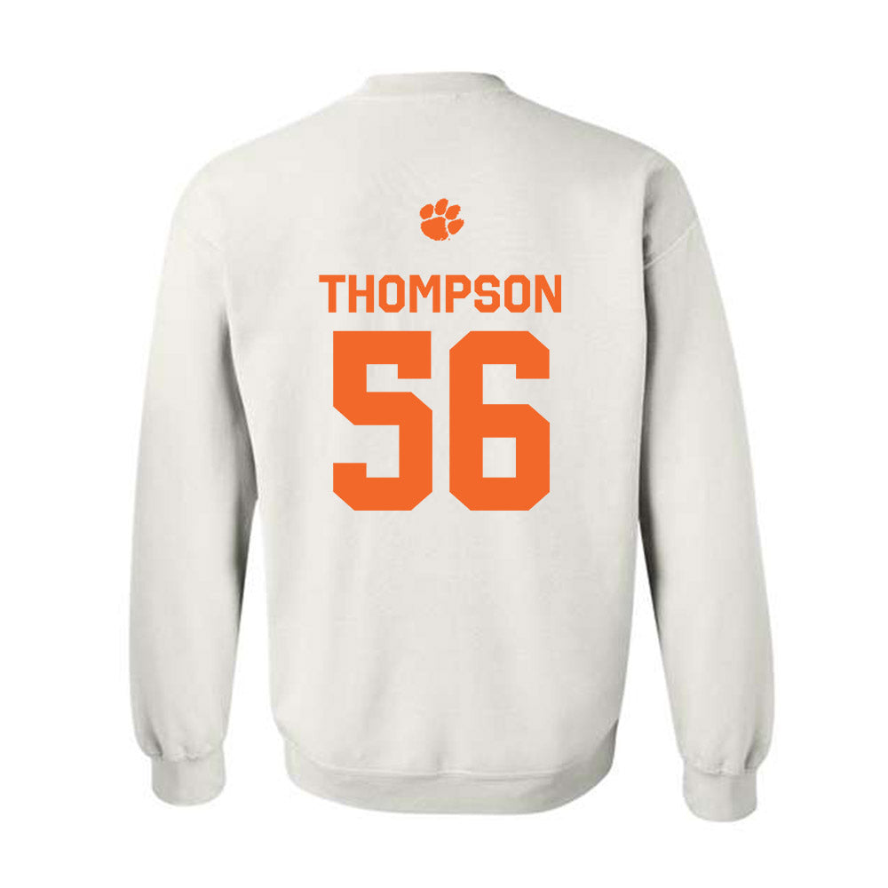 Clemson - NCAA Football : Champ Thompson - Classic Shersey Crewneck Sweatshirt-1