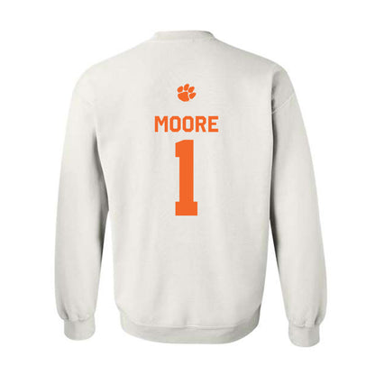 Clemson - NCAA Football : T.J. Moore - Classic Shersey Crewneck Sweatshirt-1