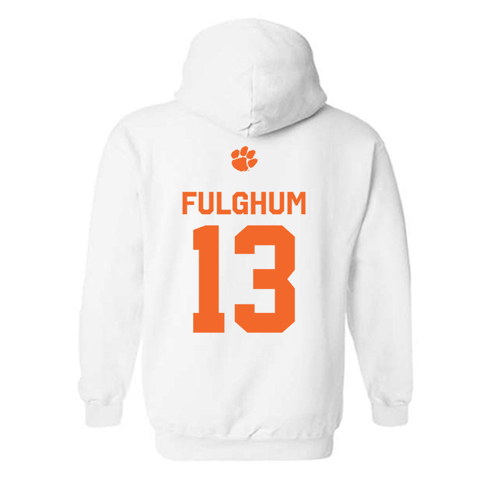 Clemson - NCAA Football : Parker Fulghum - Classic Shersey Hooded Sweatshirt-1