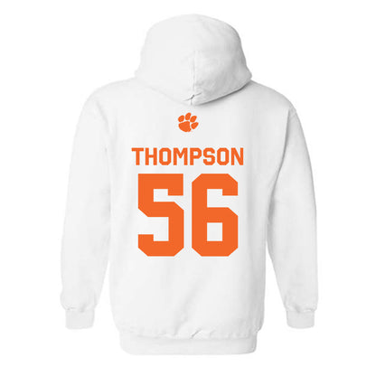 Clemson - NCAA Football : Champ Thompson - Classic Shersey Hooded Sweatshirt-1