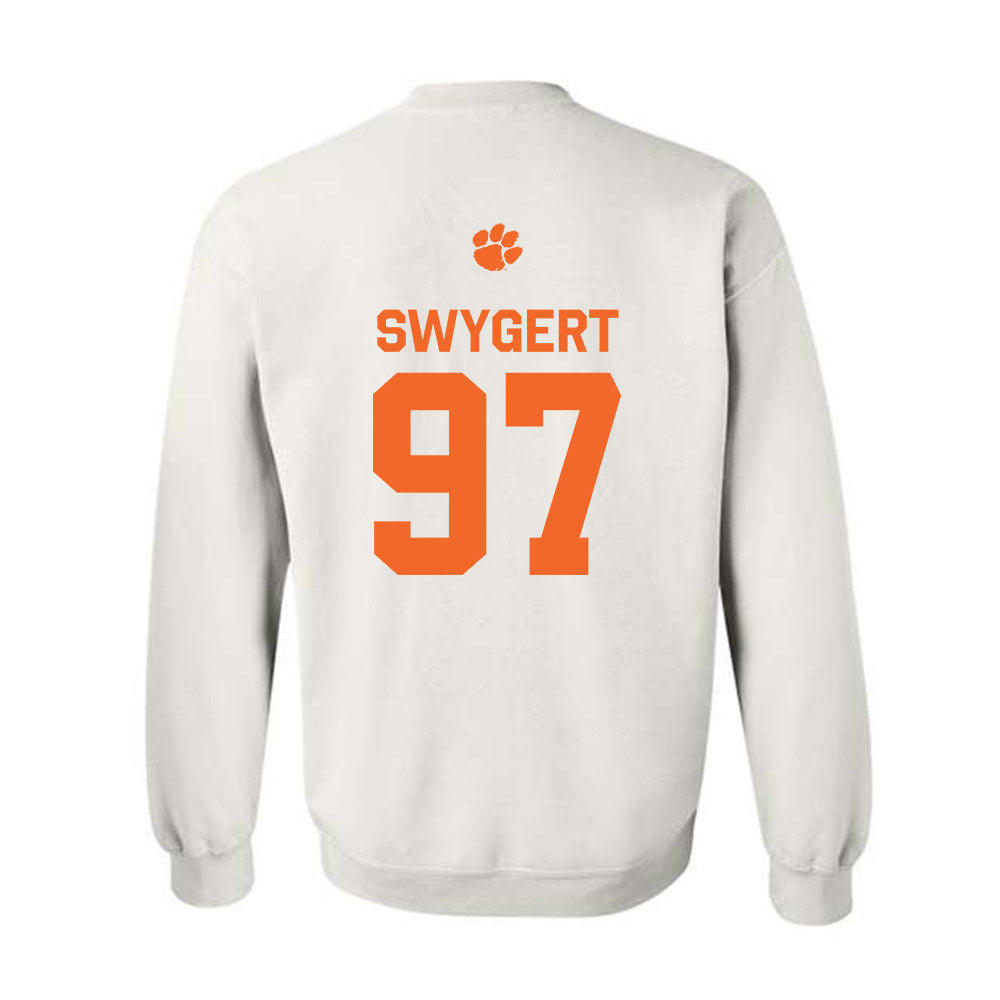 Clemson - NCAA Football : Patrick Swygert - Classic Shersey Crewneck Sweatshirt-1