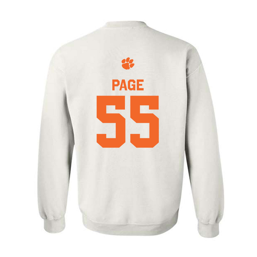 Clemson - NCAA Football : Payton Page - Classic Shersey Crewneck Sweatshirt-1