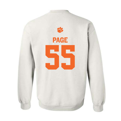 Clemson - NCAA Football : Payton Page - Classic Shersey Crewneck Sweatshirt-1