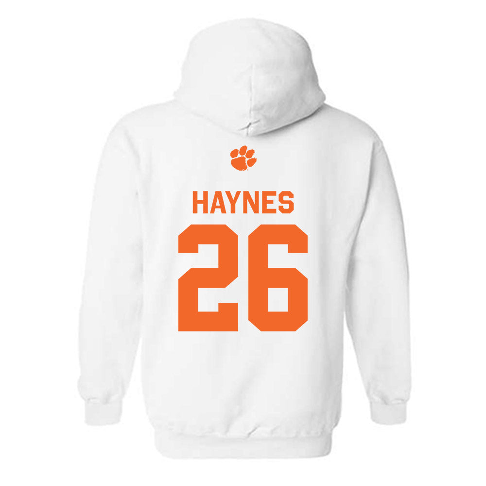 Clemson - NCAA Football : Jay Haynes - Classic Shersey Hooded Sweatshirt-1