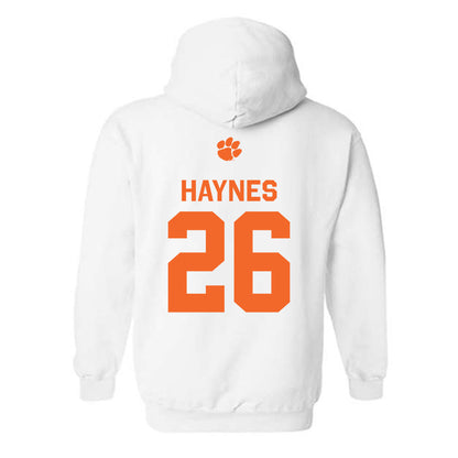 Clemson - NCAA Football : Jay Haynes - Classic Shersey Hooded Sweatshirt-1