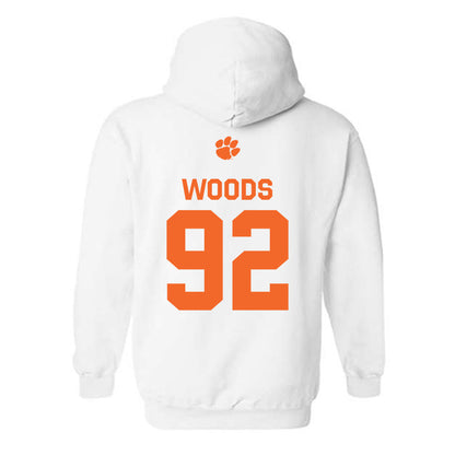 Clemson - NCAA Football : Devarrick Woods - Classic Shersey Hooded Sweatshirt-1