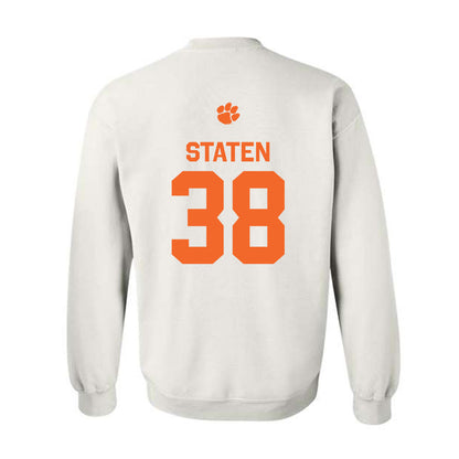 Clemson - NCAA Football : Dominic Staten - Classic Shersey Crewneck Sweatshirt-1