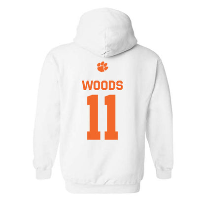 Clemson - NCAA Football : Peter Woods - Classic Shersey Hooded Sweatshirt-1