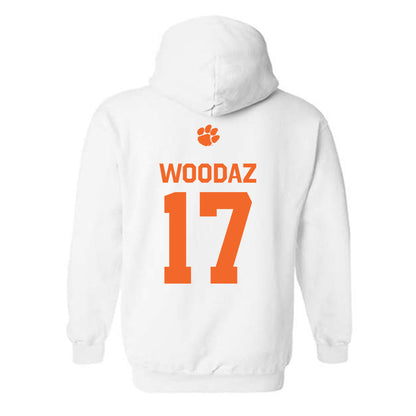 Clemson - NCAA Football : Wade Woodaz - Classic Shersey Hooded Sweatshirt-1
