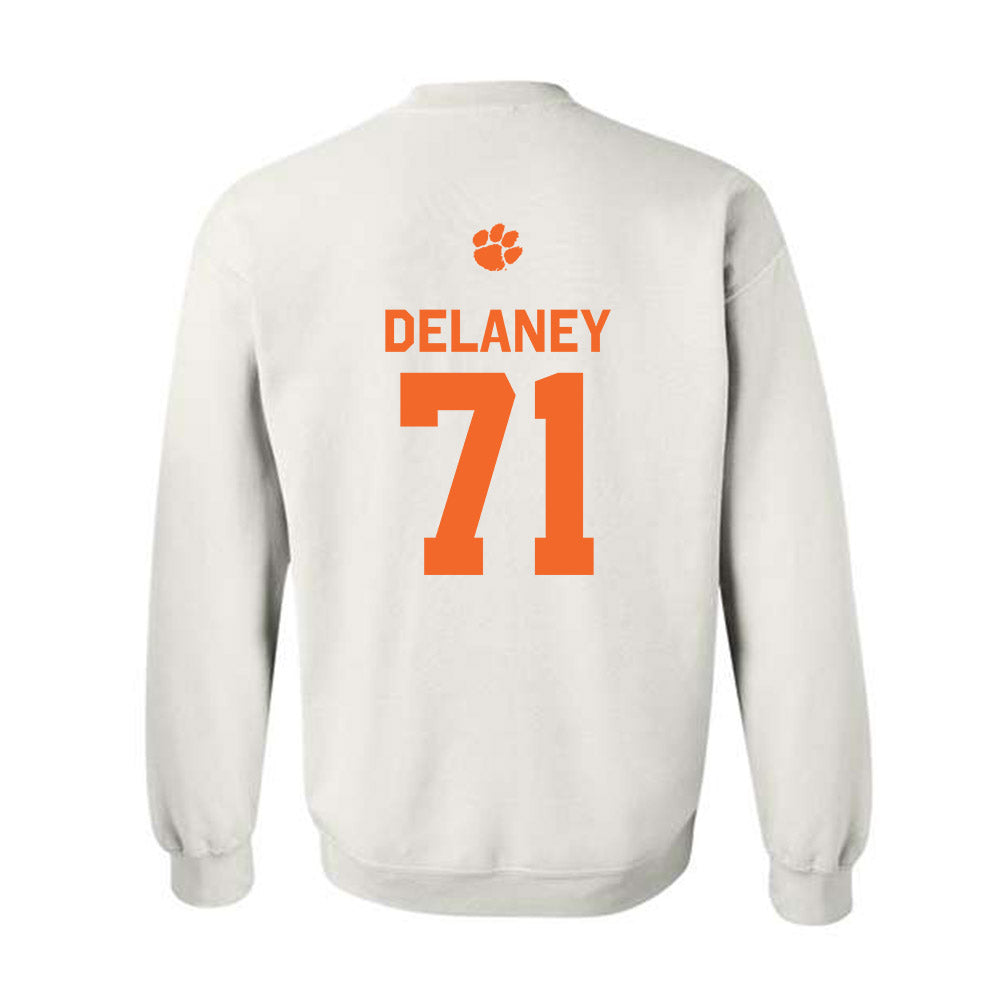 Clemson - NCAA Football : Leo Delaney - Classic Shersey Crewneck Sweatshirt-1