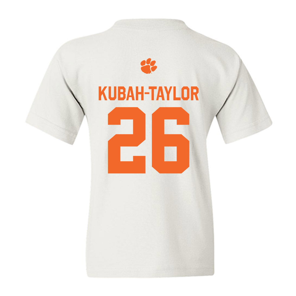 Clemson - NCAA Football : C.J. Kubah-Taylor - Classic Shersey Youth T-Shirt-1
