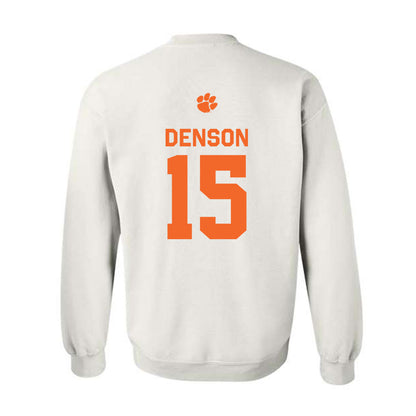 Clemson - NCAA Football : Chris Denson - Classic Shersey Crewneck Sweatshirt-1