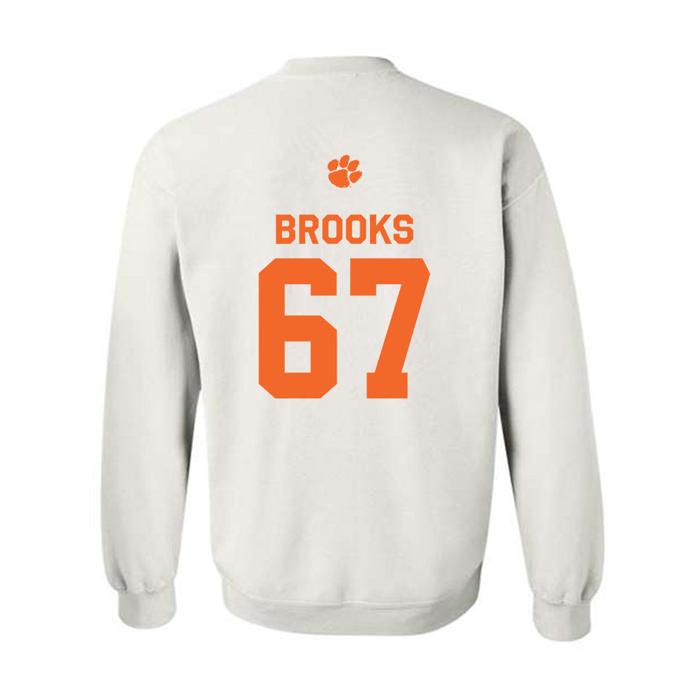Clemson - NCAA Football : Nathan Brooks - Classic Shersey Crewneck Sweatshirt-1