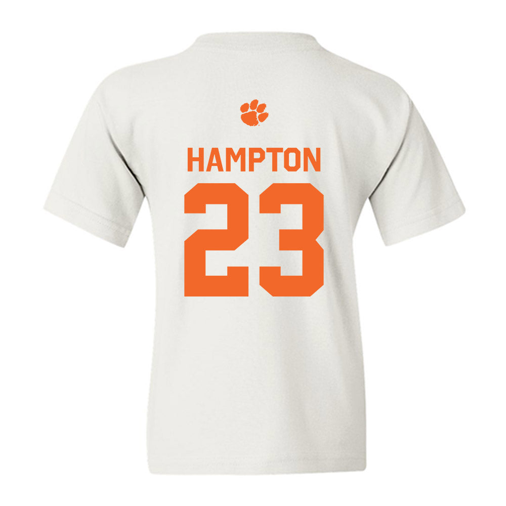 Clemson - NCAA Football : Ashton Hampton - Classic Shersey Youth T-Shirt-1