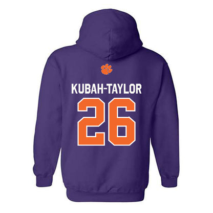 Clemson - NCAA Football : C.J. Kubah-Taylor - Classic Shersey Hooded Sweatshirt-1